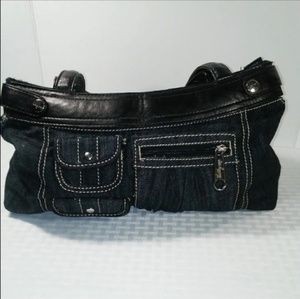 Dark denium thirty one skirt purse